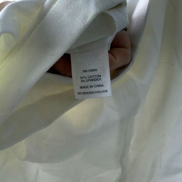 Pendleton white capri pants size 14 - Picture 3 of 4